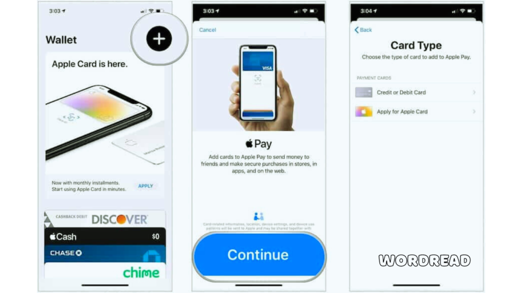 Use of Apple Pay (in apps and websites):