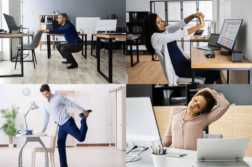 Desk jobs with little movement